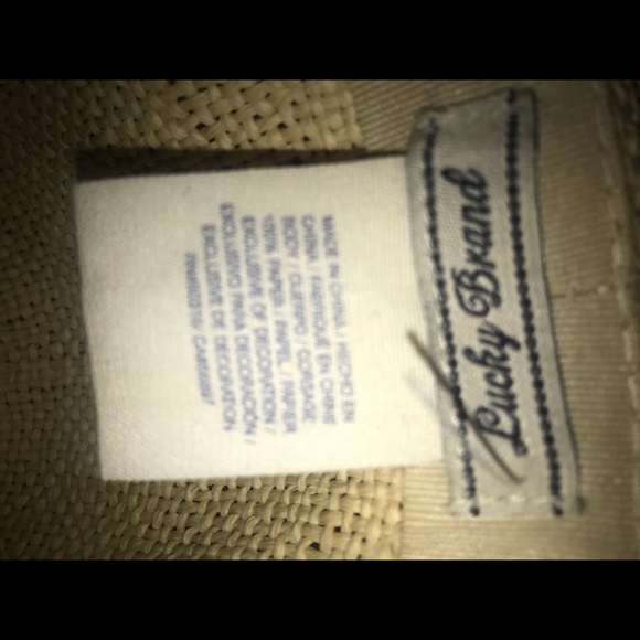 Lucky brand straw hat NEW - Picture 4 of 6